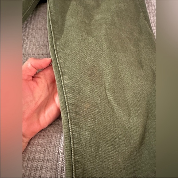 MOTHER Green Flare Wide Leg Jeans - Picture 13 of 15